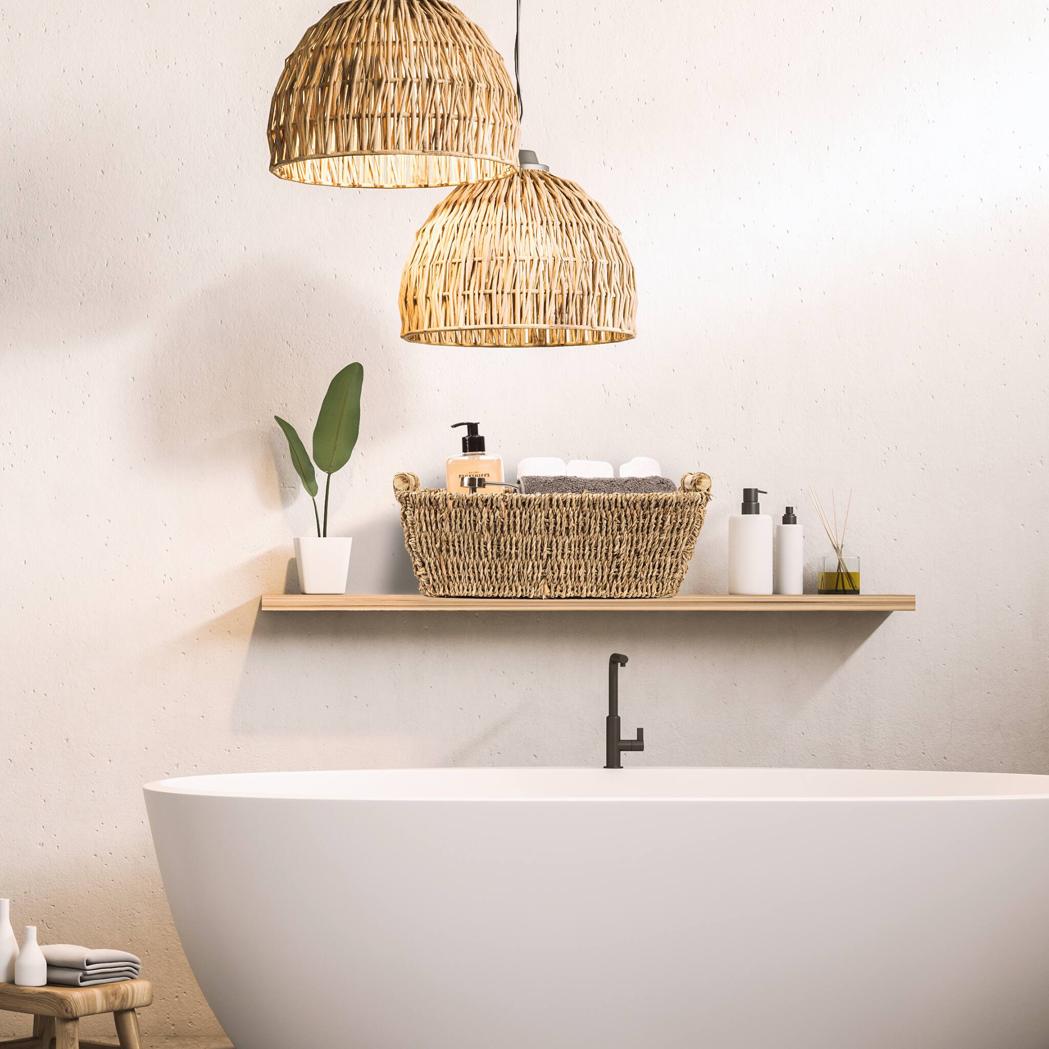 Alt View 1. Sorbus - Woven Wicker Storage Baskets (2 Pack).