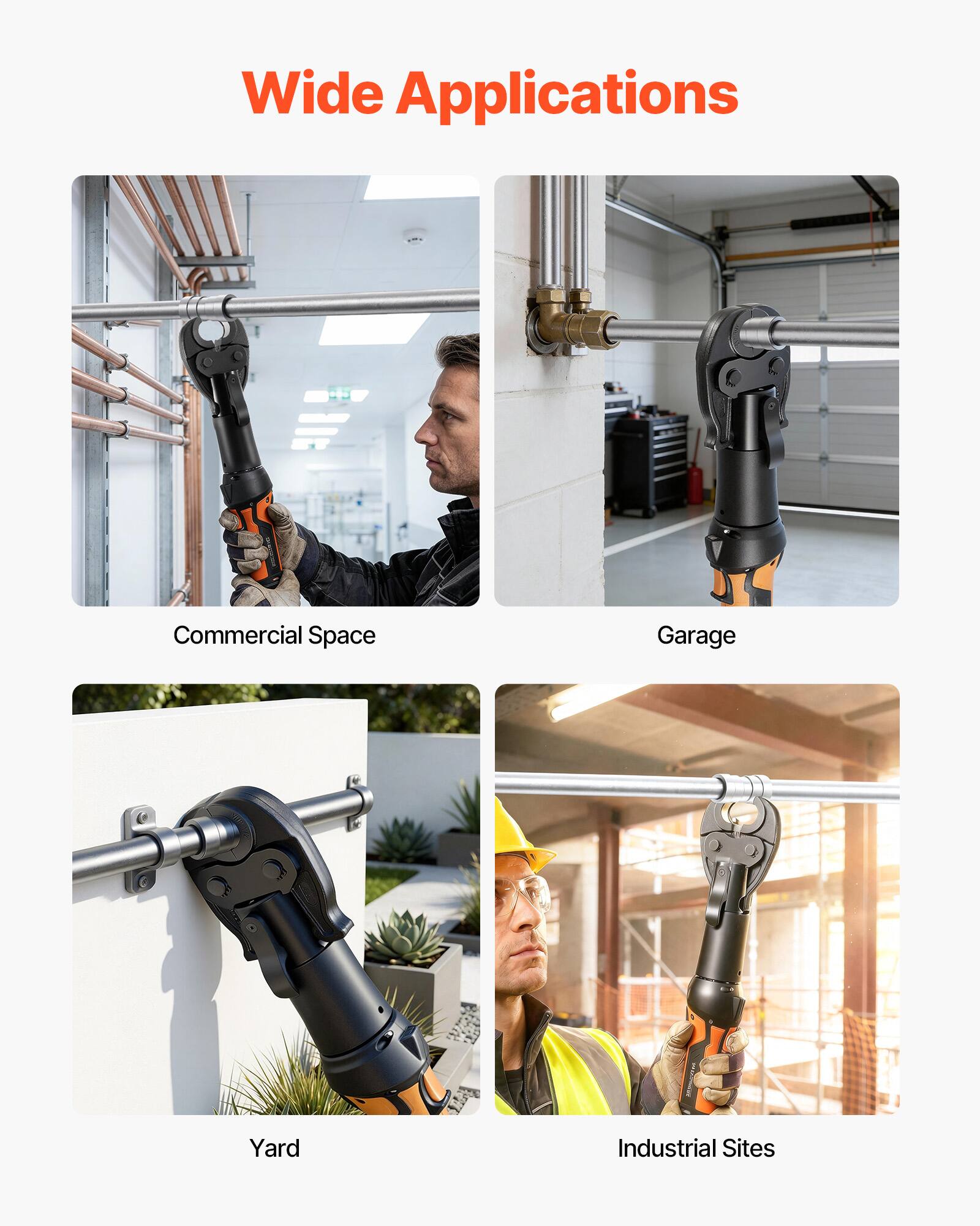 Wide Applications

- Commercial Space
- Garage
- Yard
- Industrial Sites