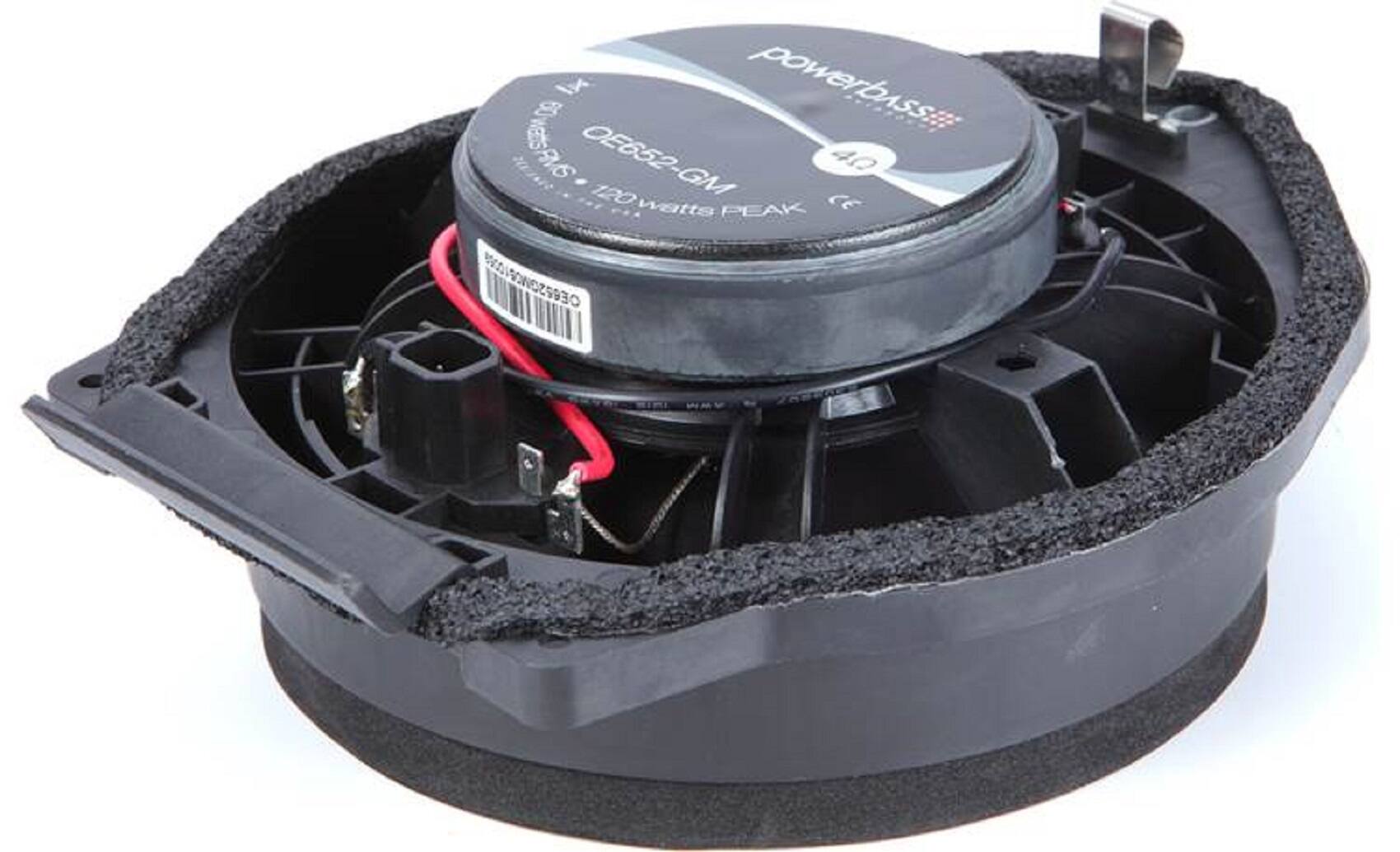 Alt View 11. Powerbass - OE Series 6.5in. 2-Way Coaxial OEM Replacement Speaker with Injection Molded PP Cone - black.