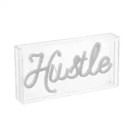 Jonathan Y - Hustle 11.88" X 5.88" Contemporary Glam Acrylic Box USB Operated LED Neon Light - Pink