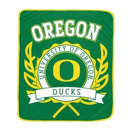 Pegasus - Oregon Ducks 50" x 60" University Crest Ultra Soft Blanket - Multicolor