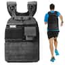 VEVOR - Weighted Vest, 40lb Weight Vest, Adjustable Body Weight Jacket for Men Women, Workout Equipment - Black