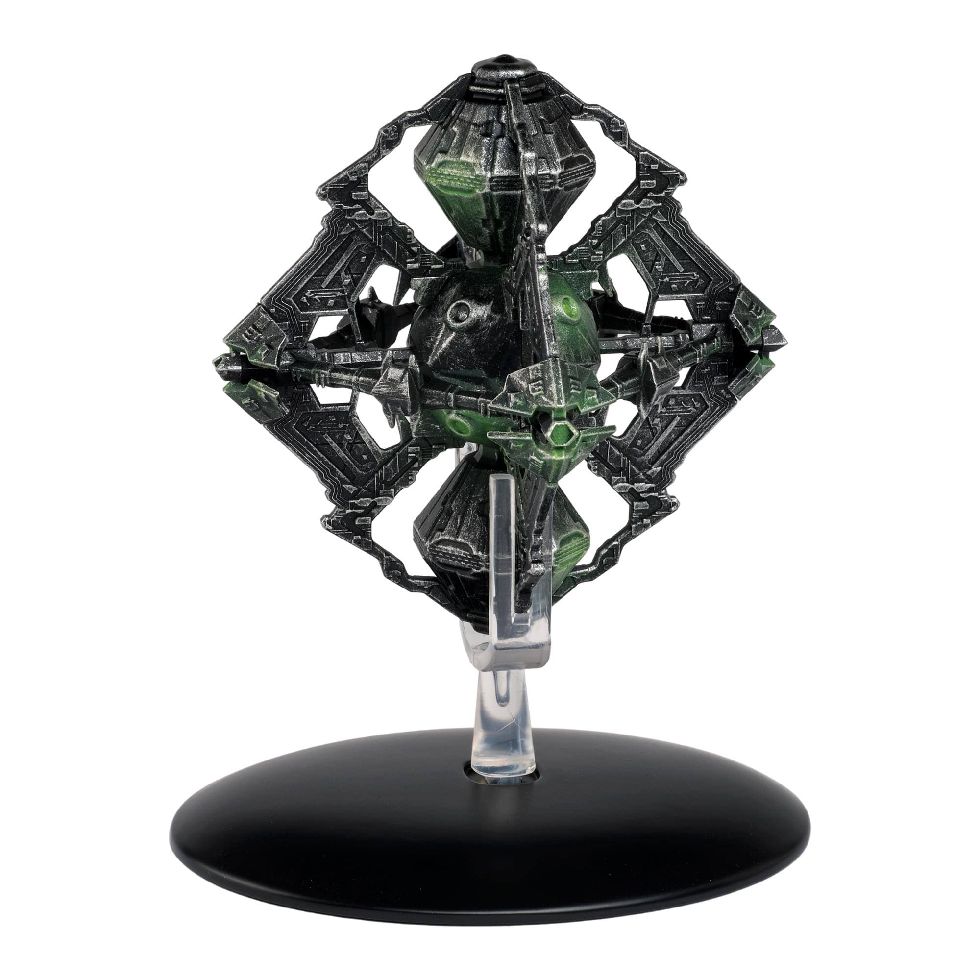 Alt View 1. Eaglemoss - Eaglemoss Star Trek Starship Replica | Borg Queen Ship - Black.
