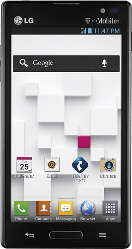  T-Mobile Prepaid - LG Optimus 4G No-Contract Cell Phone - Black