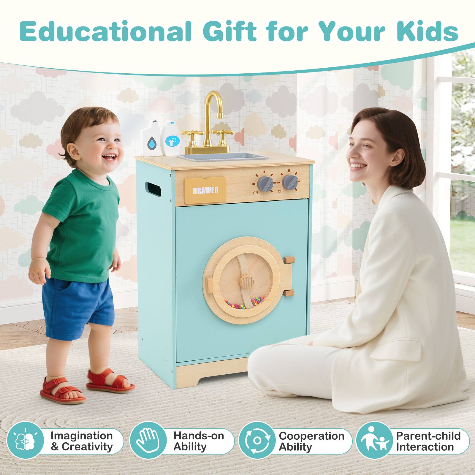 Educational Gift for Your Kids
- Imagination & Creativity
- Hands-on Ability
- Cooperation Ability
- Parent-child Interaction