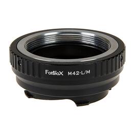 Fotodiox - Lens Adapter - Compatible with M42 Screw Mount Lenses to fit Leica M Mount Cameras w/ 6-Bit M-Coding