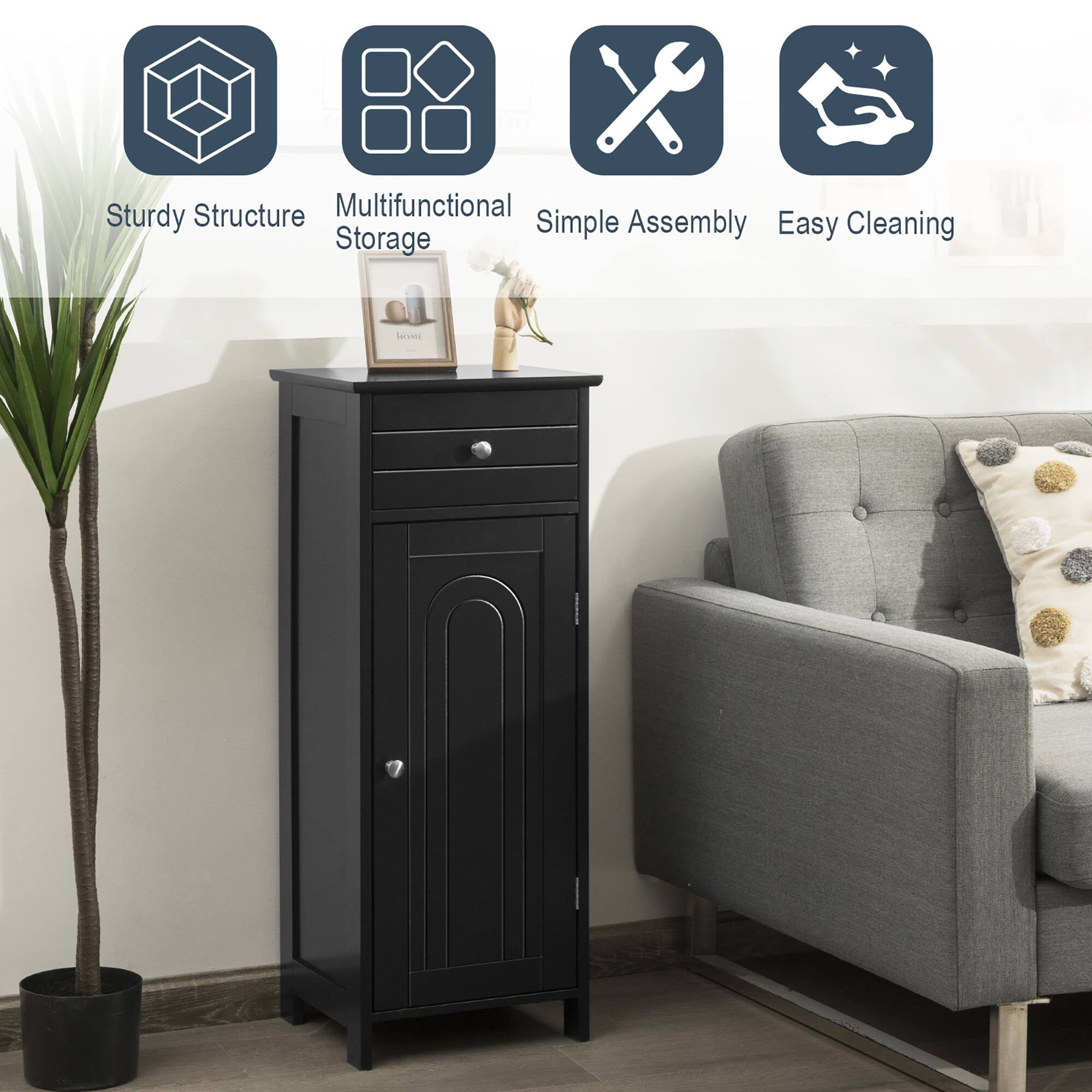 Sturdy Structure, Multifunctional Storage, Simple Assembly, Easy Cleaning