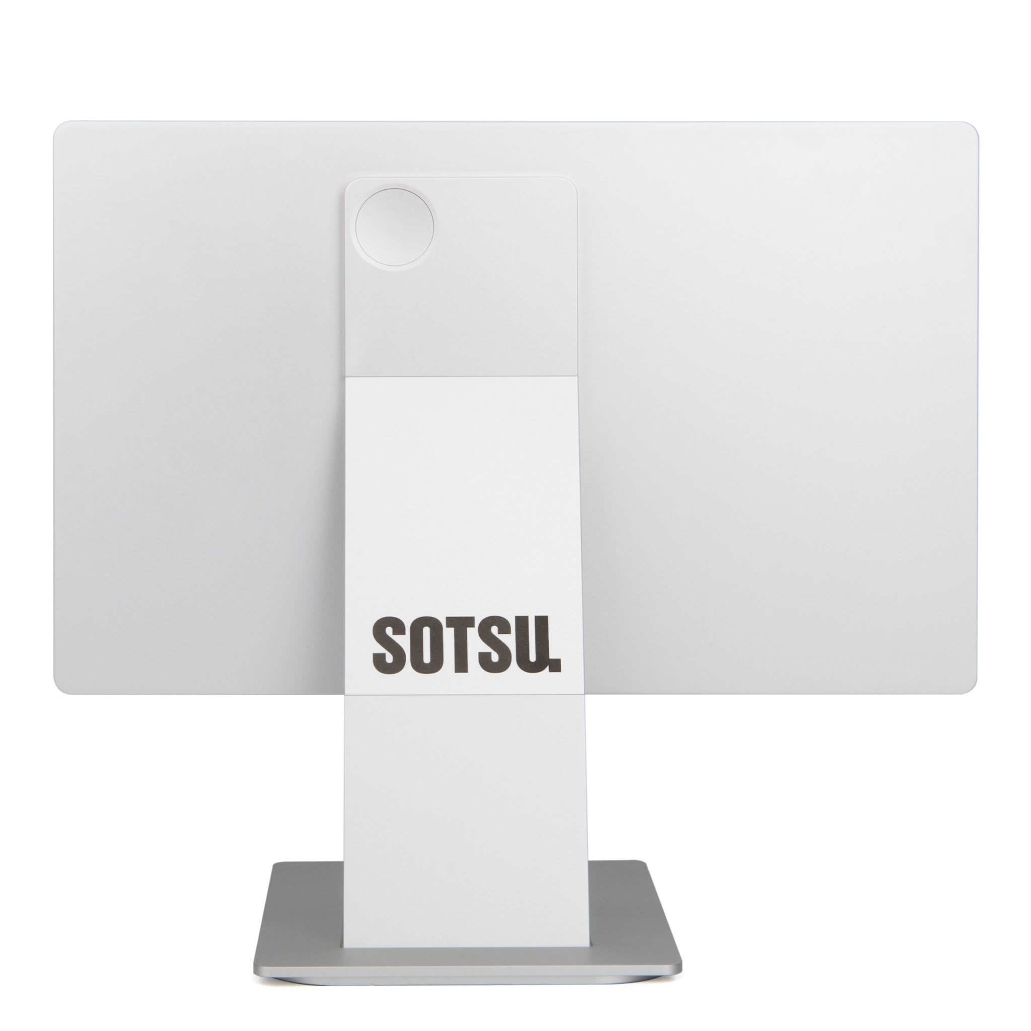 Left. SOTSU - SOTSU Base Stand for 14" Portable Monitor - Silver - Silver.