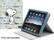 Front Standard. iLuv - Snoopy Folio for Apple® iPad® 2nd-, 3rd- and 4th-Generation - Blue.