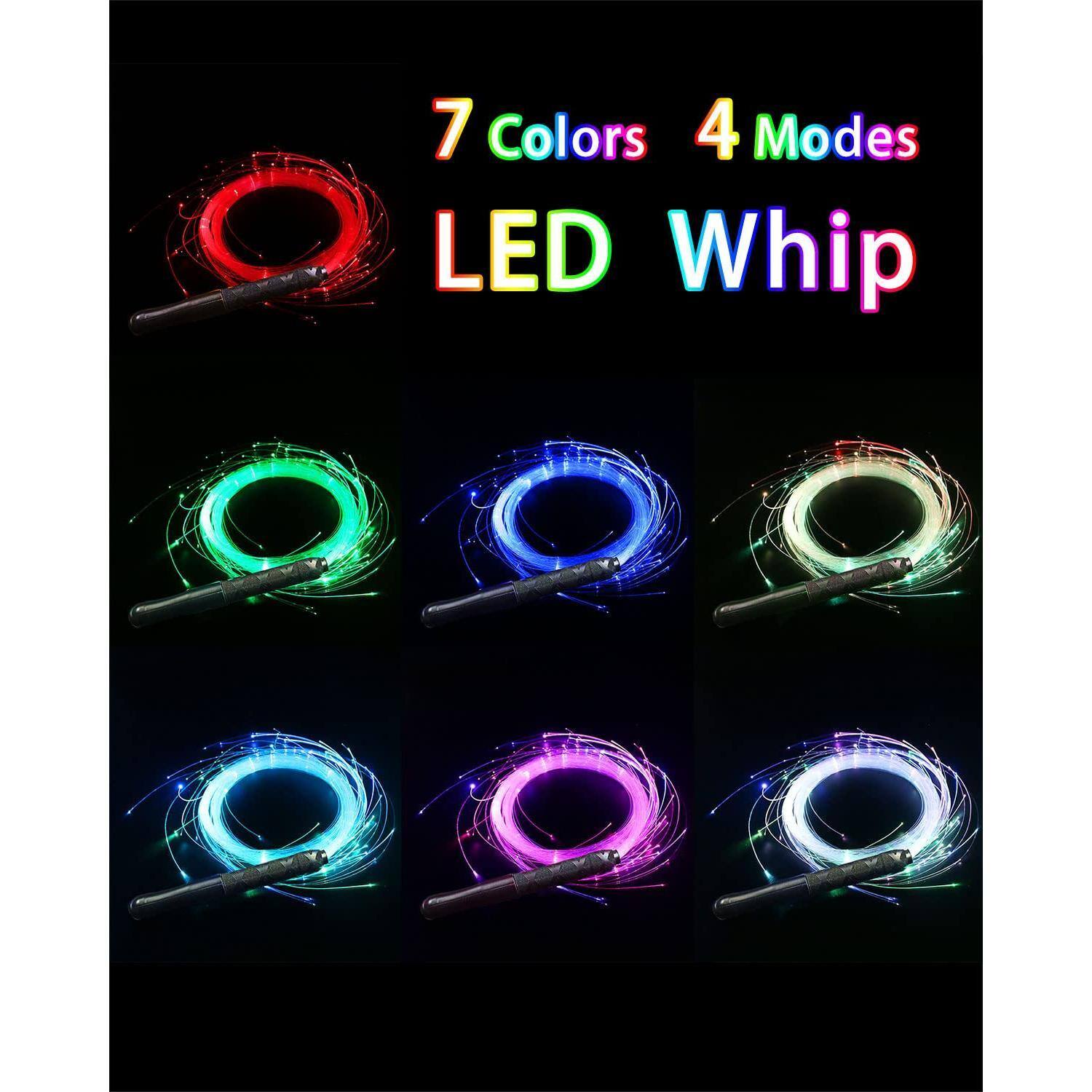 7 Colors 4 Modes LED Whip
