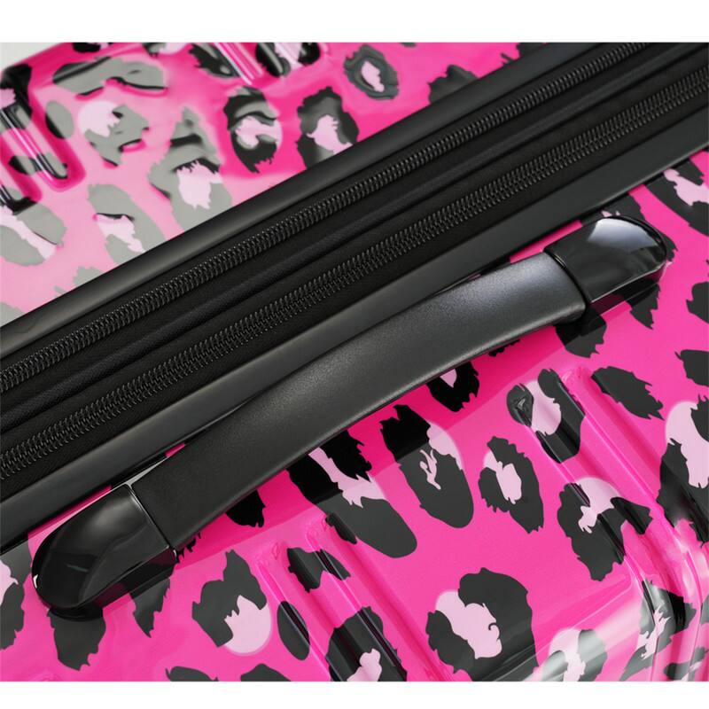 Alt View 9. HTUTWOO - Hardshell Luggage Set of 3 - Leopard Print Expandable Suitcase with Spinner Wheels and TSA Lock,Lightweight 20" 24" 28" - White+Black.