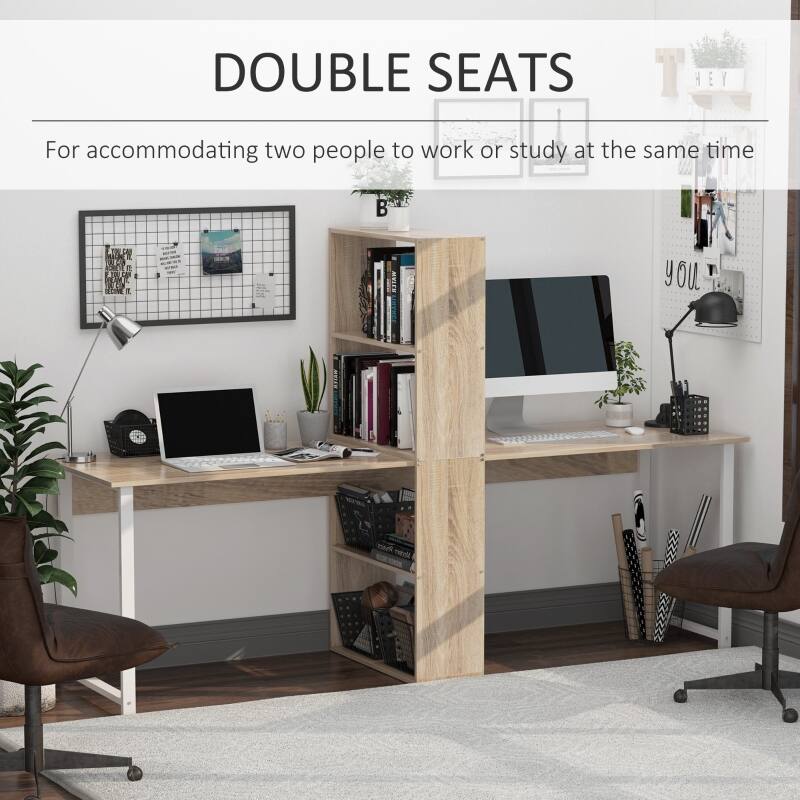 DOUBLE SEATS

For accommodating two people to work or study at the same time