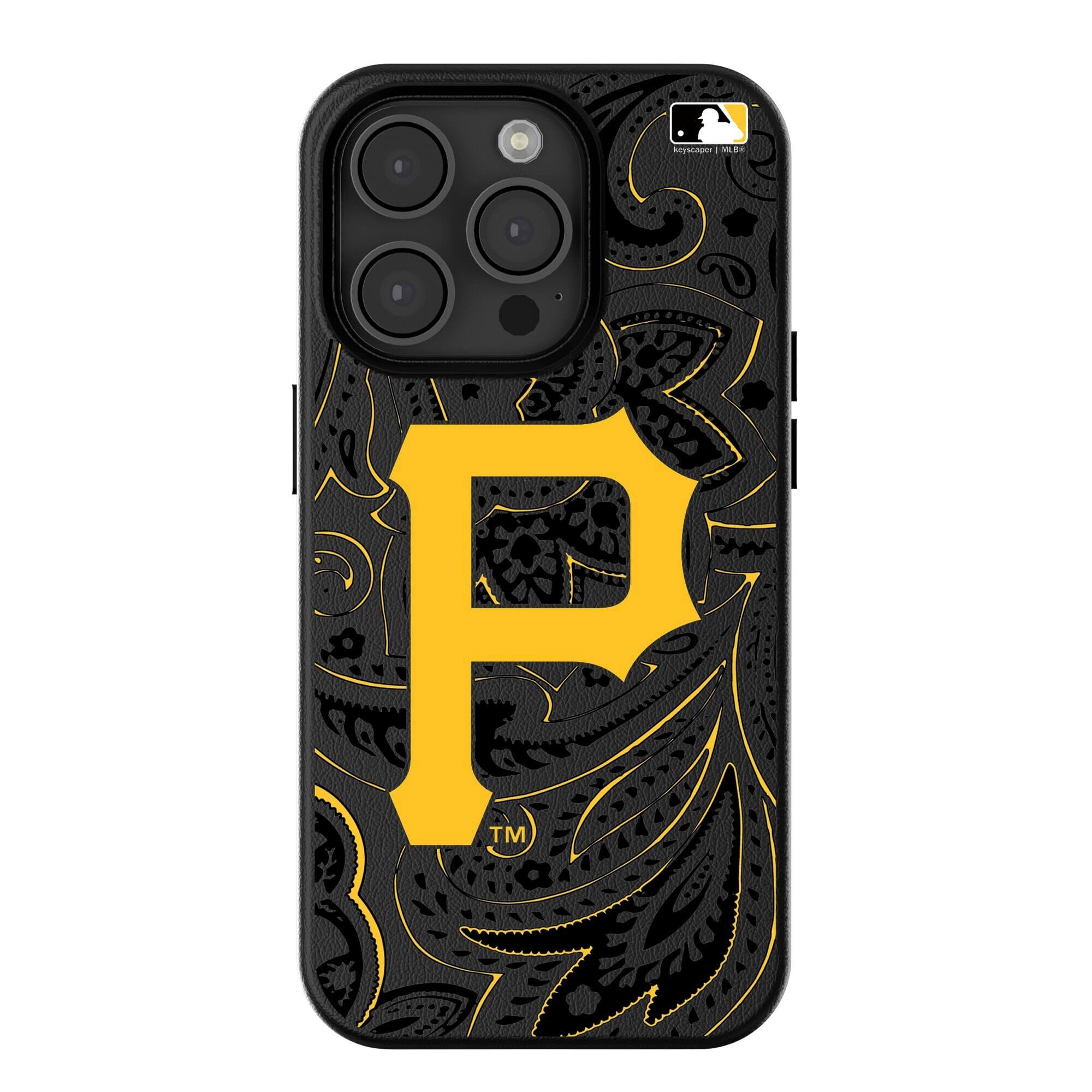 Keyscaper - MLB - Pittsburgh Pirates Paisley iPhone Magnetic Bump Case - 16 - Black price history on PriceWatchPro
