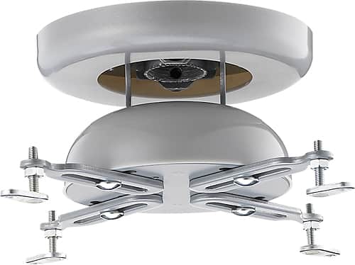Alt View 1. Sanus - Universal Projector Ceiling Mount - Silver.