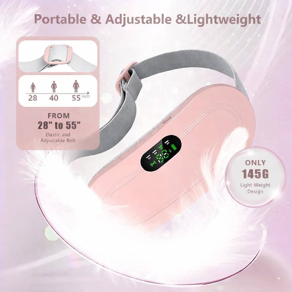 Portable & Adjustable & Lightweight  
FROM 28" to 55"  
Elastic and Adjustable Belt  
28 40 55 inch  
ONLY 145G  
Light Weight Design