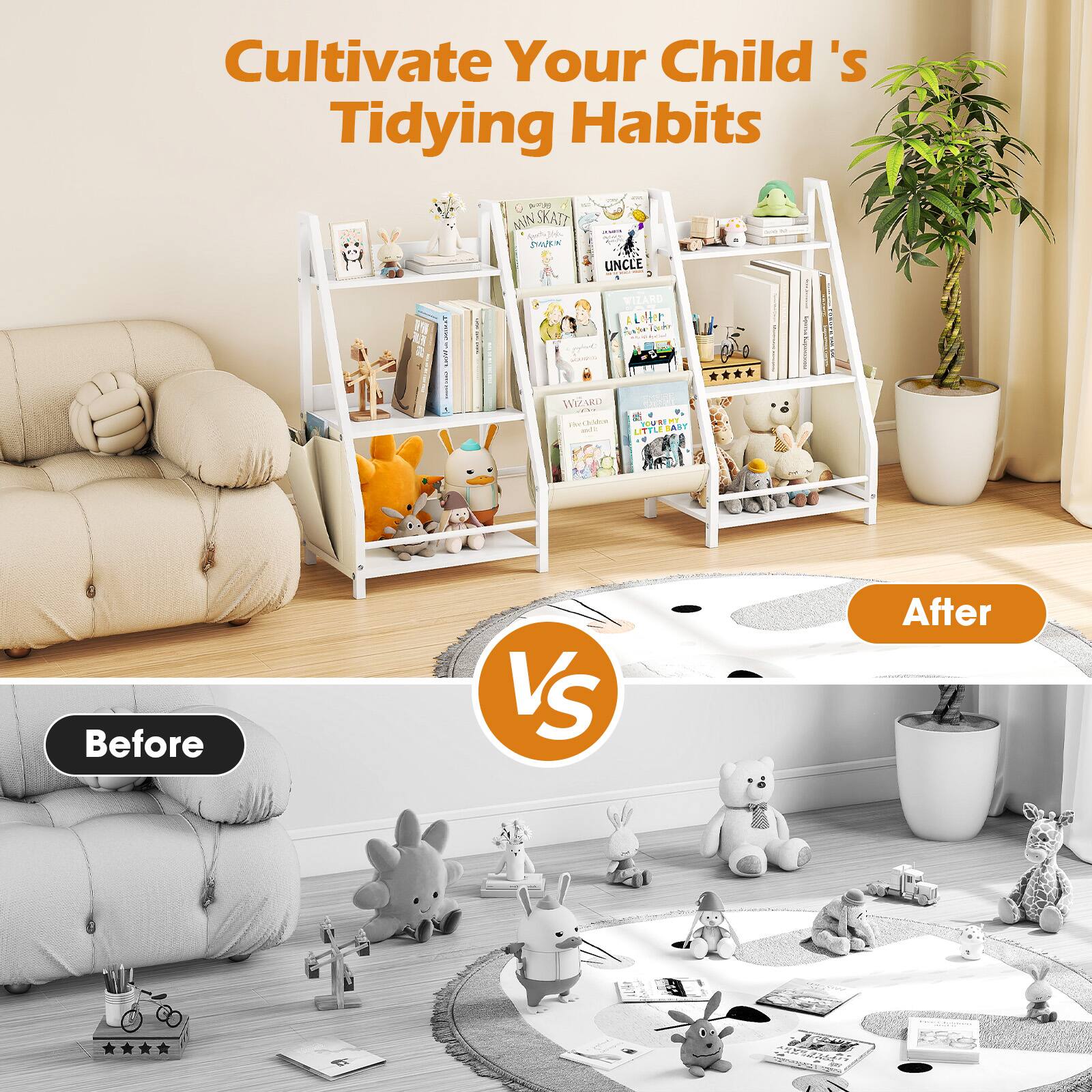Cultivate Your Child's Tidying Habits

Before

After