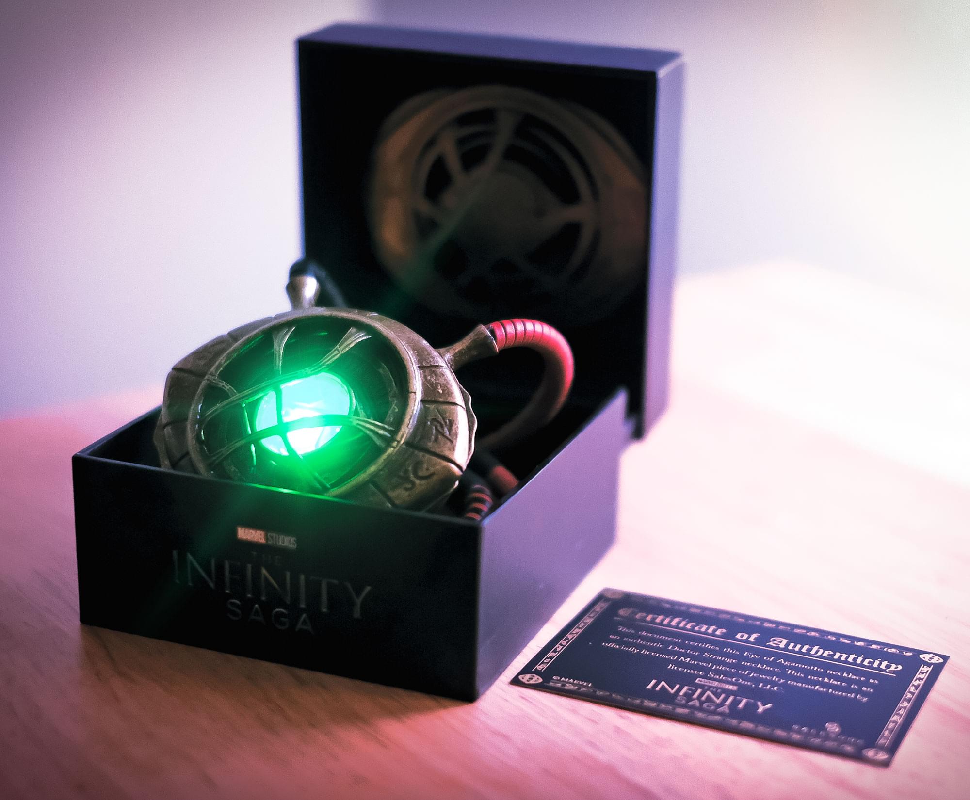 Marvel Doctor Strange Eye of Agamotto 1:1 Scale Light Up Prop