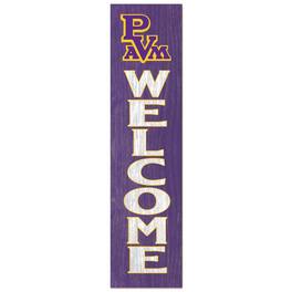 Jardine - Prairie View A&M Panthers 12'' x 48'' Welcome Outdoor Leaner - Purple
