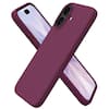 Front. Ornarto - ORNARTO Designed for iPhone 17 Case 6.3", Liquid Silicone Soft Gel Rubber Shockproof Protective Case-Wine Red - Wine Red.