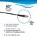 60" DC cord length
- High quality, effectively conductive contacts
- Double insulation, + and - are located separately for reliability and damage prevention
- UL / CUL listed DC cord