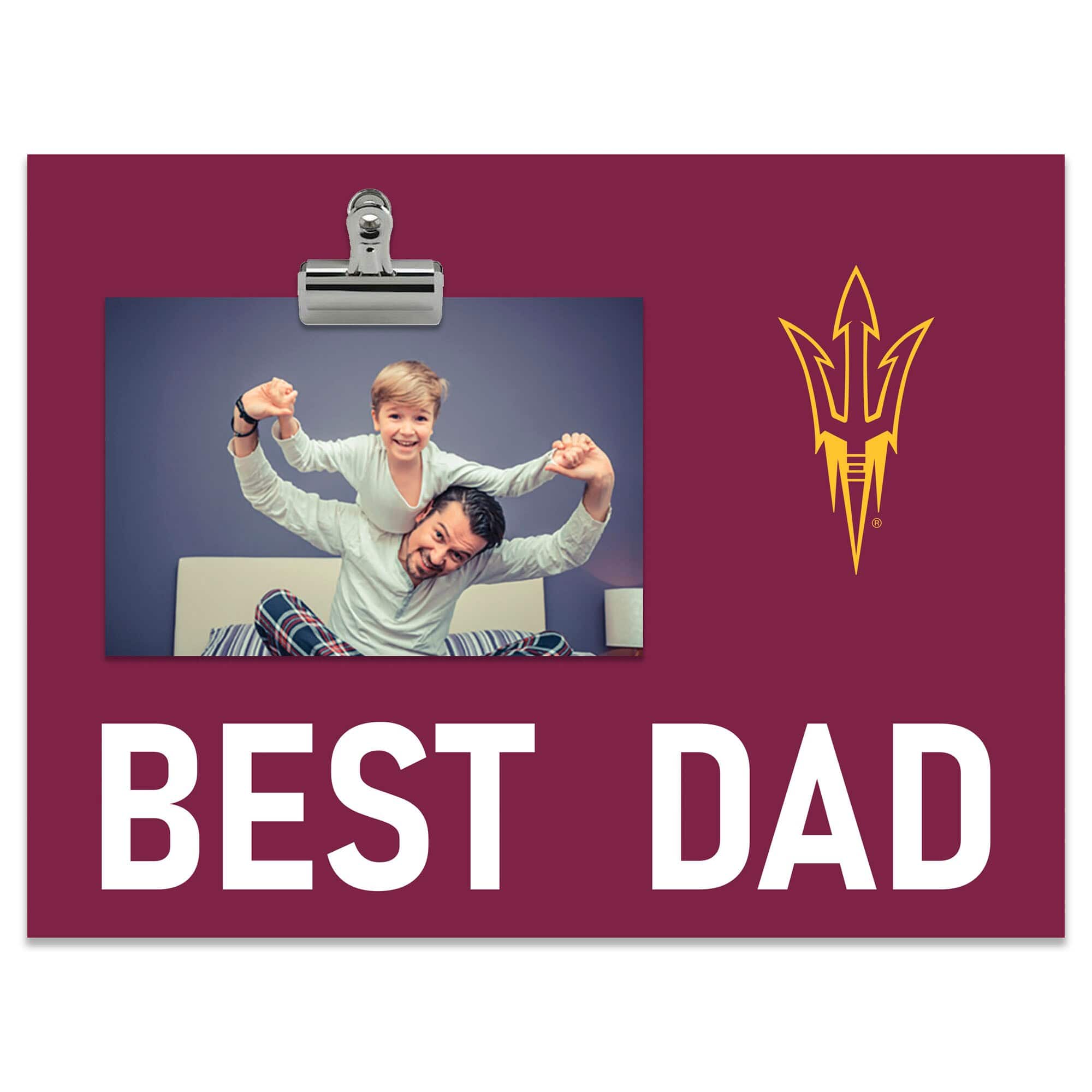 "Fan Creations - Arizona State Sun Devils 8"" x 10.5"" Briteline Best Dad Clip Frame - Multicolor" price history on PriceWatchPro