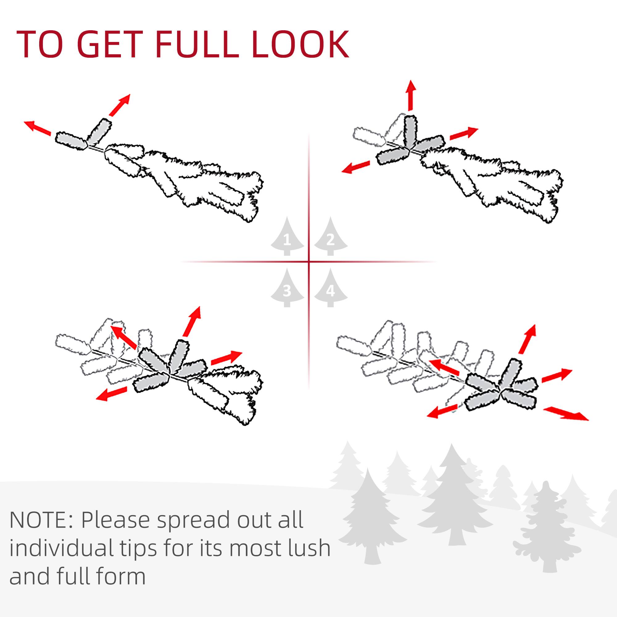 To get a full look, follow these steps:

1. 
2. 
3. 
4. 

Note: Please spread out all individual tips for its most lush and full form.