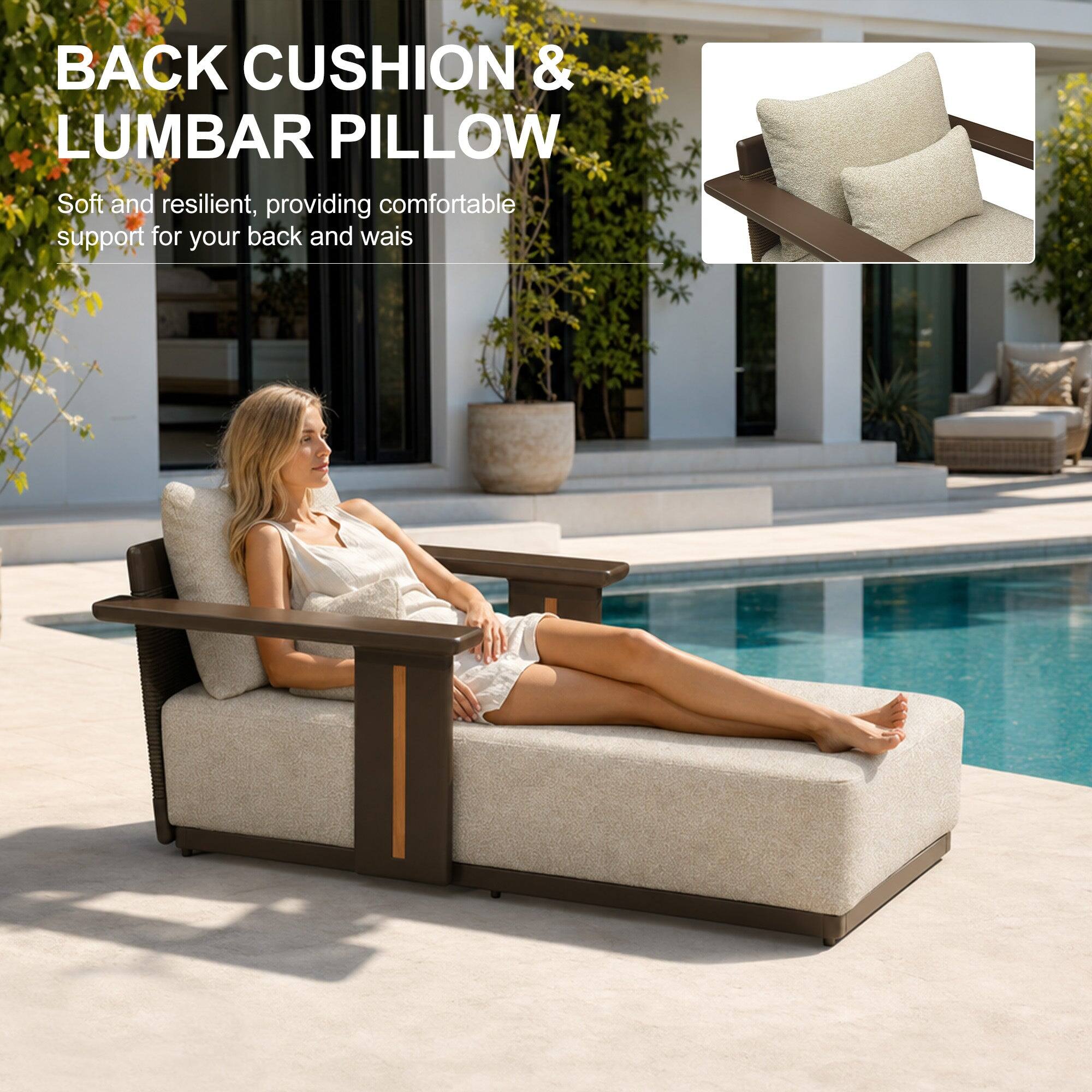 BACK CUSHION & LUMBAR PILLOW

Soft and resilient, providing comfortable support for your back and waist