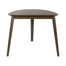 Liberty Furniture Industries - Space Savers 4 Piece Triangle Table Set in Rubberwood Solids and Walnut Veneers - Satin Walnut