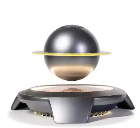Front. Cluzine - Magnetic Floating Bluetooth Speaker Mini Soundbar Deep Bass Surround Sound for Home Office.