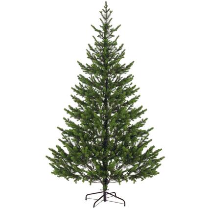 Front. Homcom - Sparse Realistic Cedar Artificial Christmas Tree, 2901 Tips Hinged - Green.