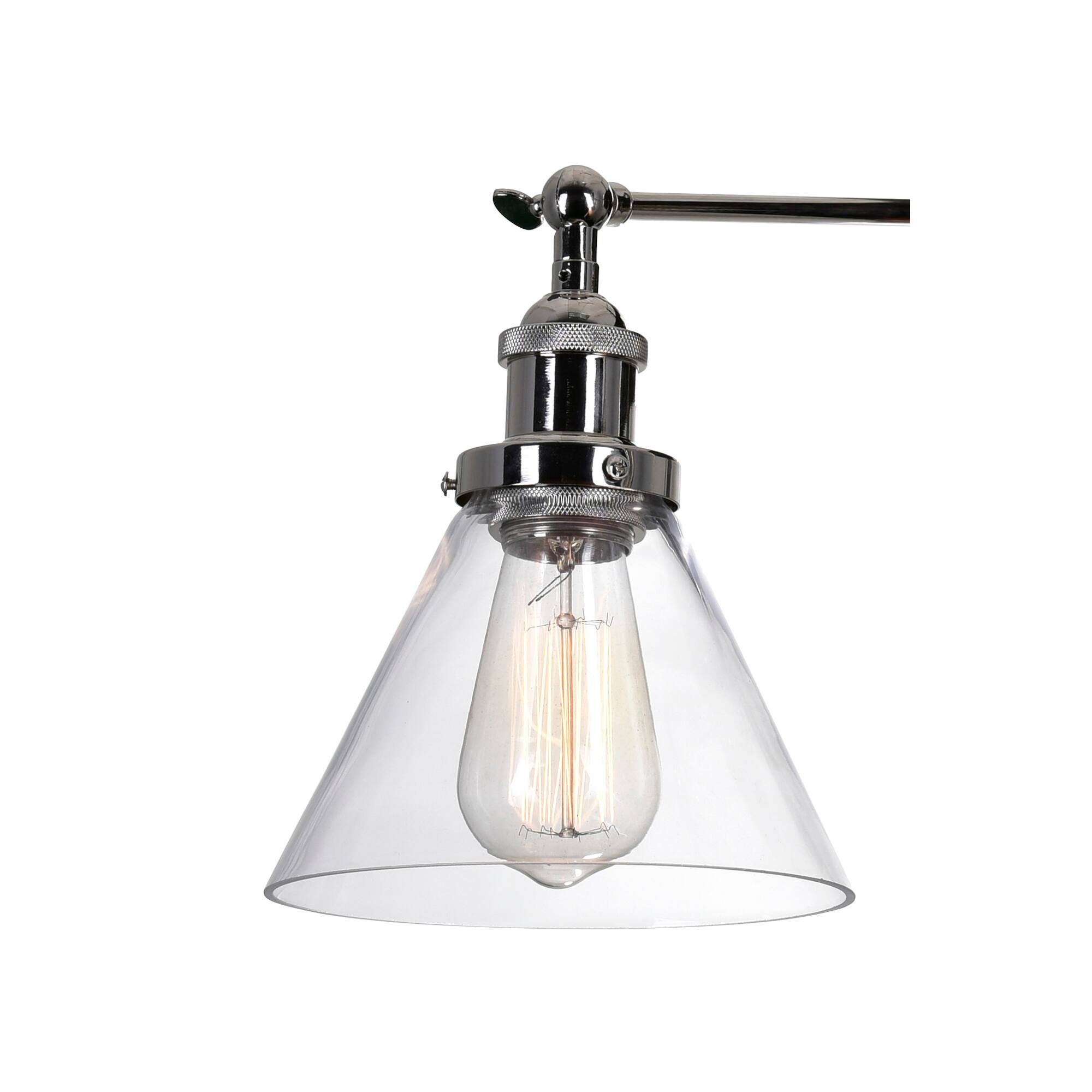 Left. CWI Lighting - Eustis 2 Light Wall Sconce With Polished Nickel Finish - Polished Nickel.