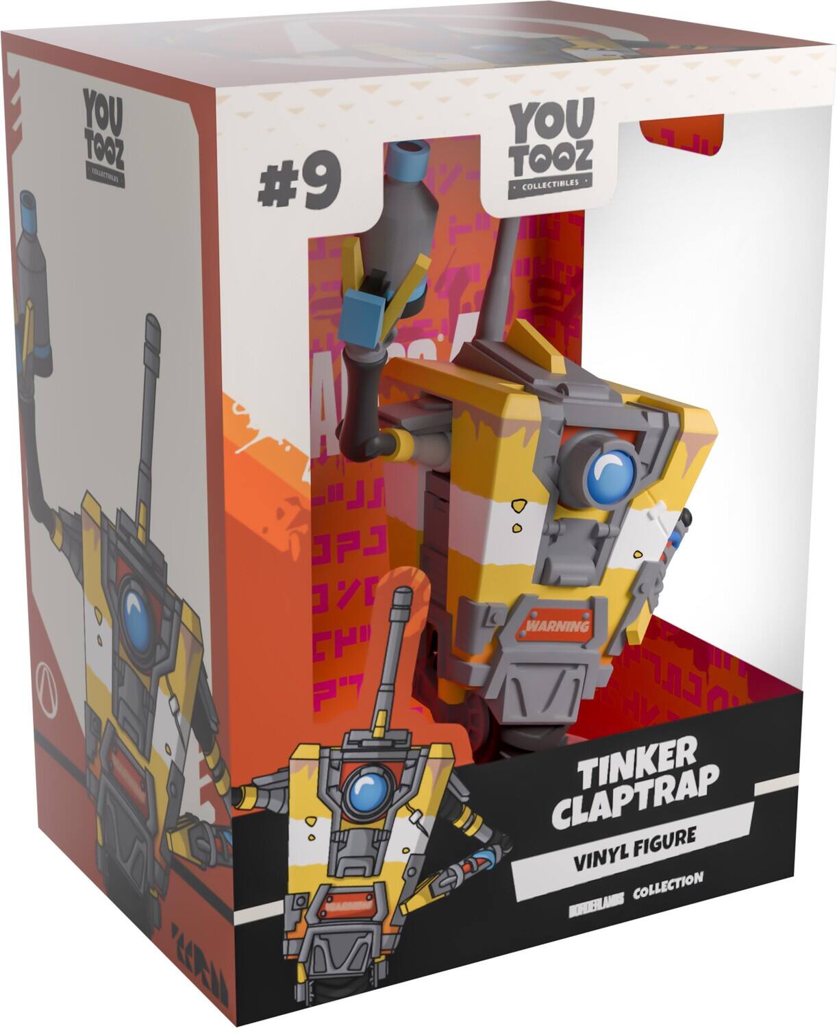 YOU TOOZ COLLECTIBLES

#9

WARNING NEW CLAPTRAP TINKER VINYL FIGURE COLLECTION BORDEFLANDS