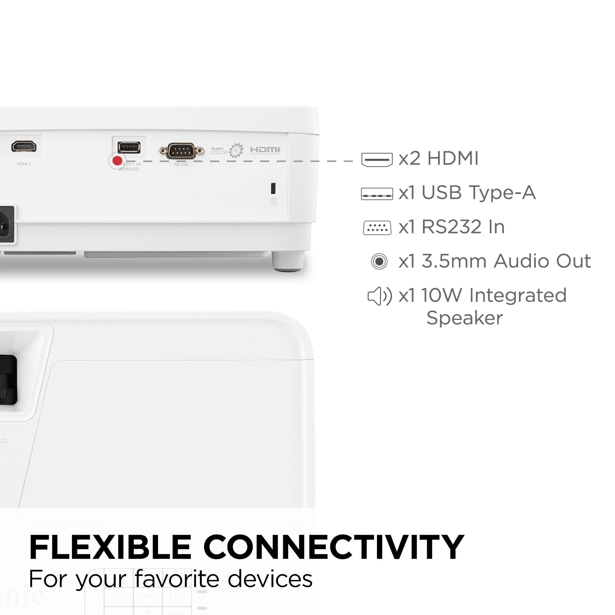 FLEXIBLE CONNECTIVITY - For your favorite devices.