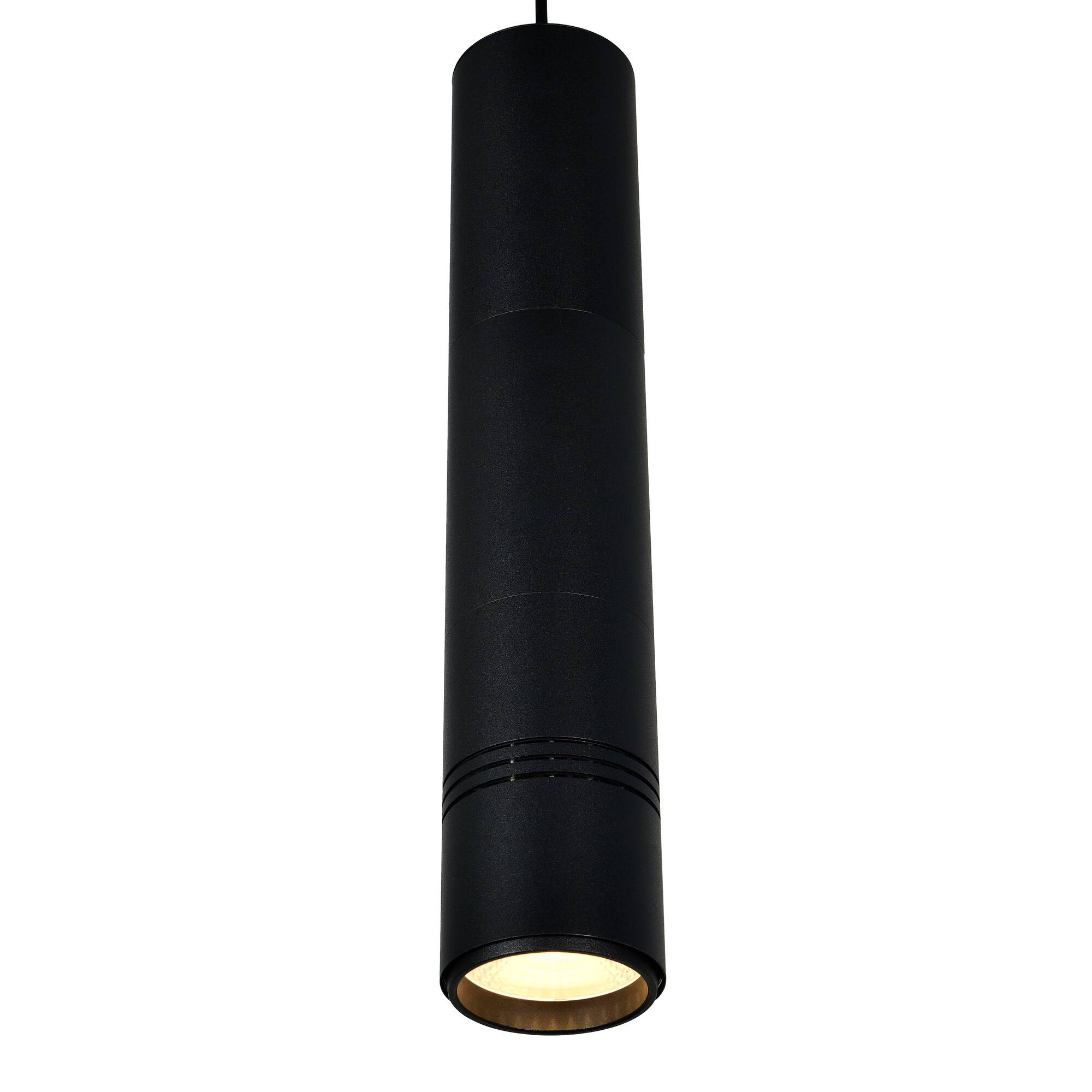 Angle. CWI Lighting - Stowe LED Down Mini Pendant With Black Finish - Sand Black.