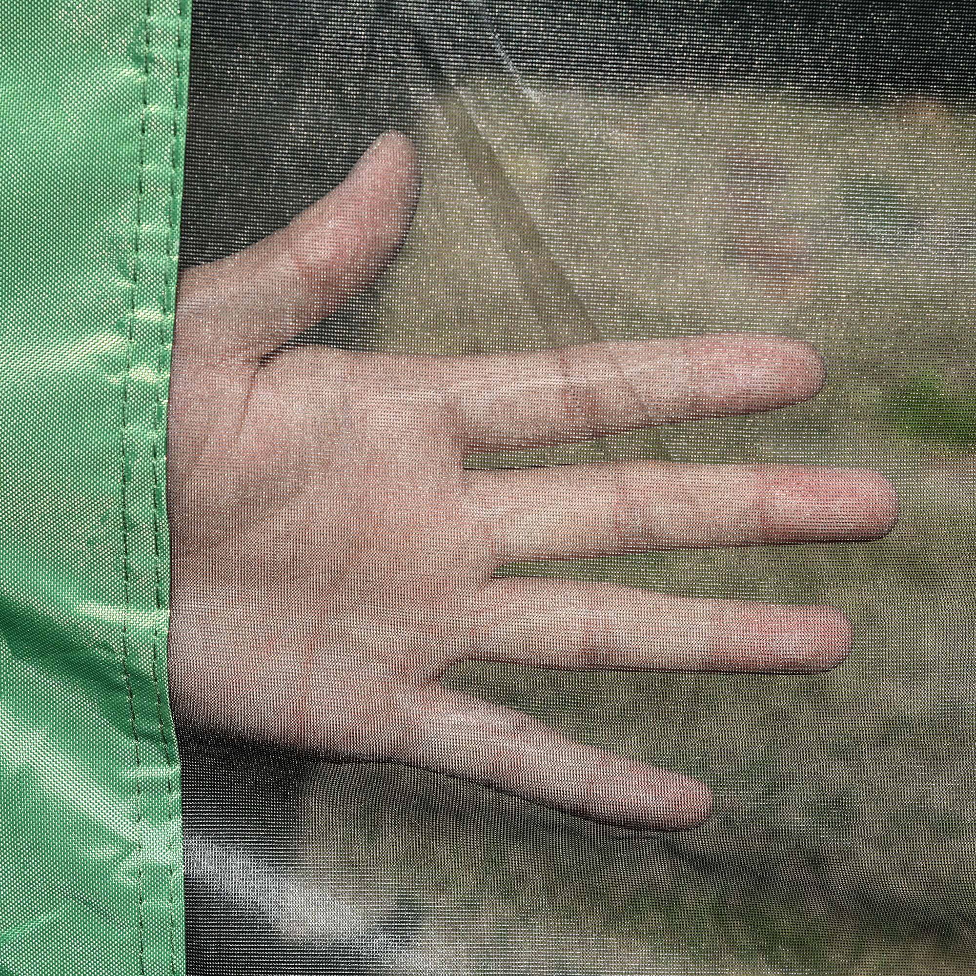 Alt View 4. Loheer - Loheer Pop Up Canopy 7x7 Screen Tent Outdoor Mesh Gazebo Green - Green.