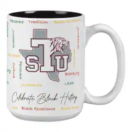 Indigo Falls - Texas Southern Tigers 15oz. Black History Month Mug - Multicolor