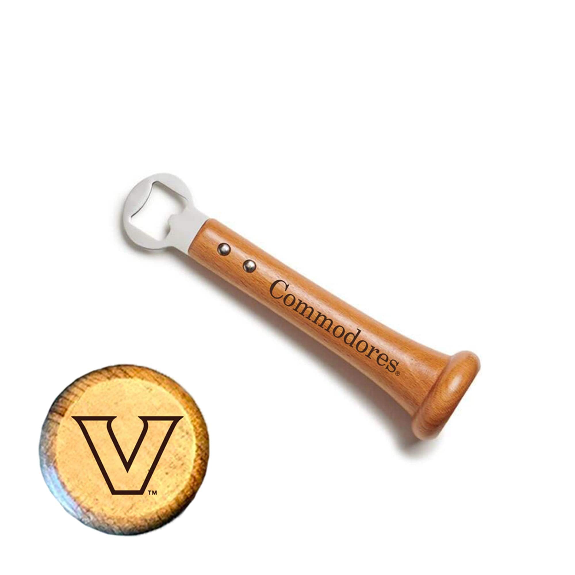 Baseball BBQ - Vanderbilt Commodores Pickoff Bottle Opener - Multicolor