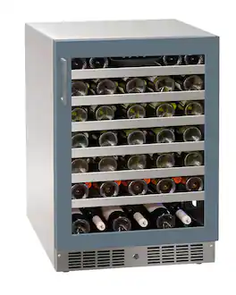Marvel - 24"W. 5.1 Cu.Ft. Built-In Wine Refrigerator-Panel Ready Frame/Glass - Custom Panel Ready