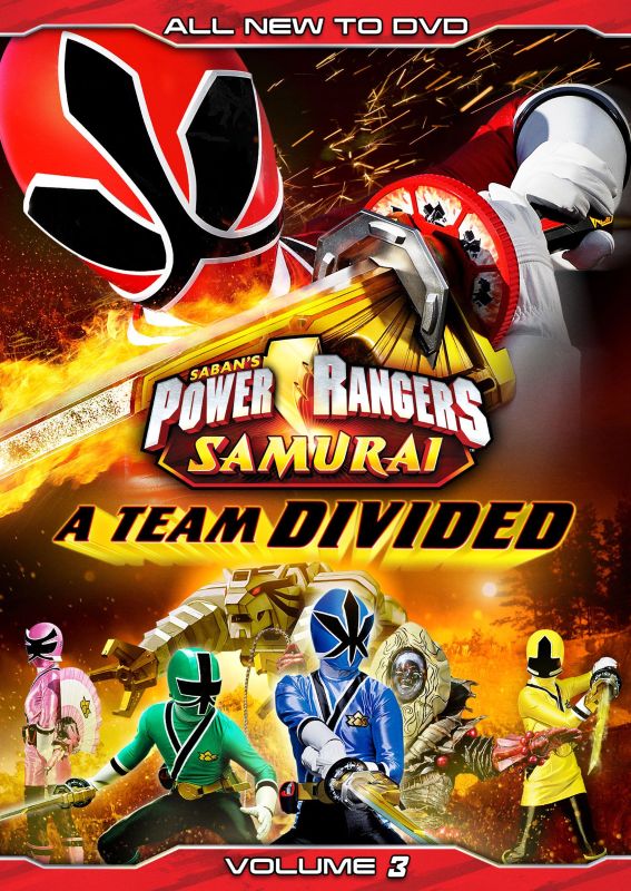  Power Rangers Samurai, Vol. 3: A Team Divided [DVD]
