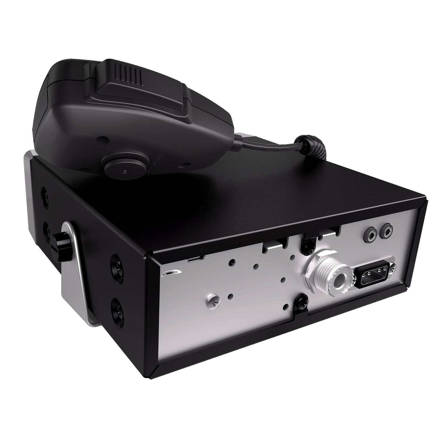 Left. Uniden - PC68LTXFM Bearcat Professional 40-Channel CB Radio, AM/FM/PA Modes, Squelch, ANL, Analog Signal/RF Meter - Black.