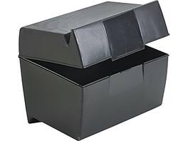Oxford - Index Card File Box, 500-Card Capacity, (01581) - Black