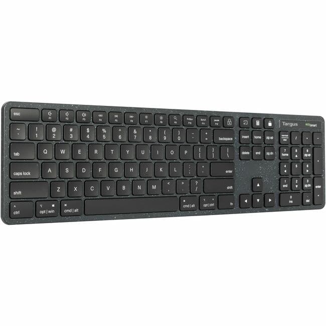 Targus - Full-Size Wireless EcoSmart Keyboard - Wireless Connectivity - Bluetooth/RF - Full-size - 5 - 2.40 GHz - 104 - Macaron