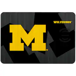 Keyscaper - Michigan Wolverines Wireless Charger and Mouse Pad - Multicolor