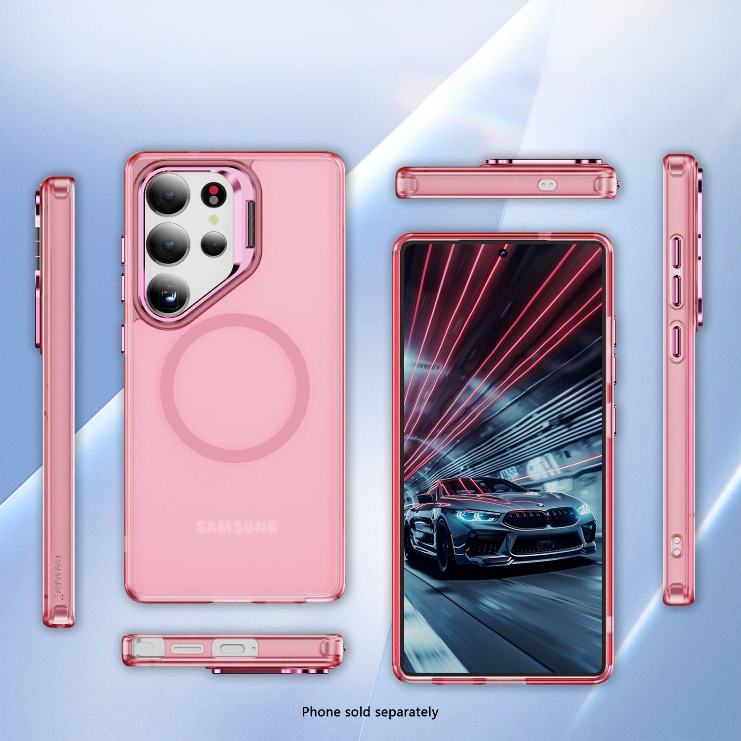 A SAMSUNG phone is sold separately.