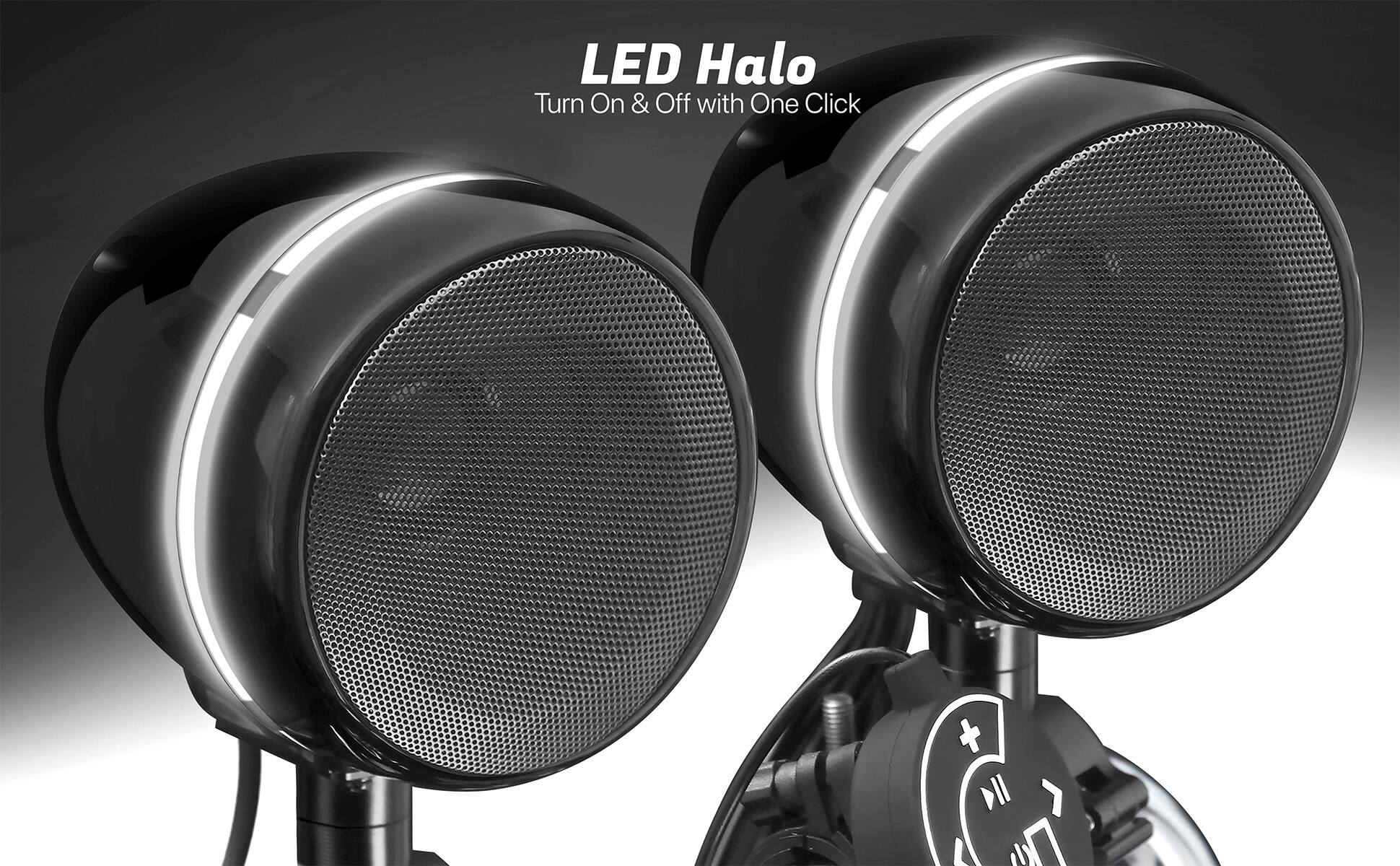 LED Halo  
Turn On & Off with One Click