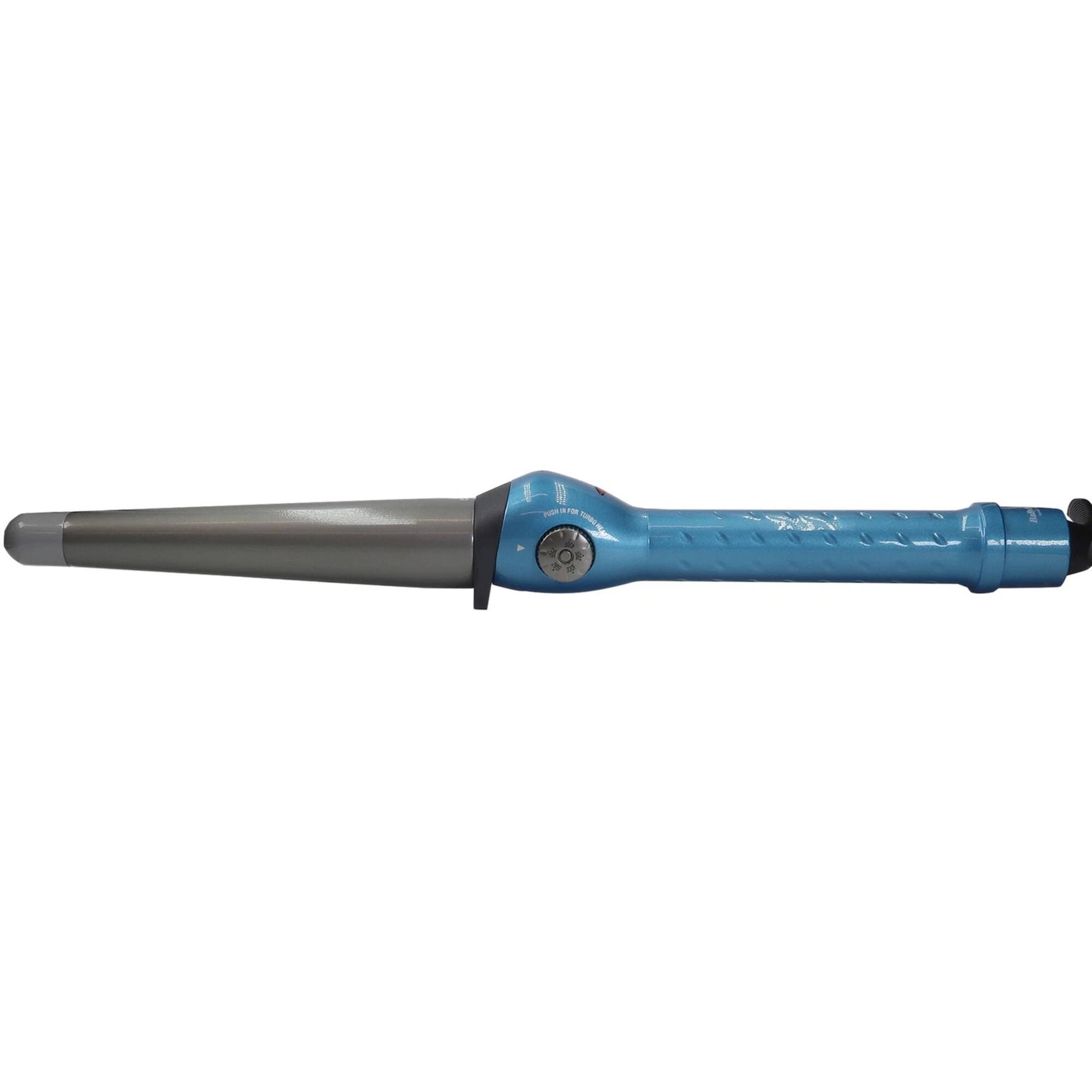 Alt View 1. Babyliss - Conair BNT125TB Blue Curling Iron 1 1/4" Tapered Babyliss.
