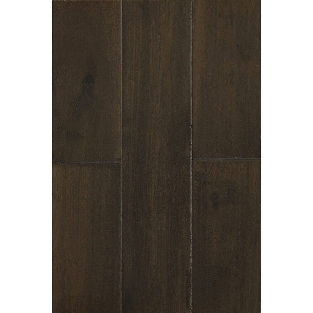 Angle. East West Furniture - Engineered Hardwood Floor Shadow Grey - Brown.