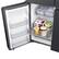 Alt View 23. Samsung - BESPOKE 23 cu. ft. 4-Door Flex French Door Counter Depth Smart Refrigerator with Customizable Panel Colors - Matte Black Steel.