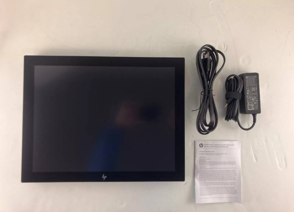 Alt View 3. HP - HP ENGAGE XGA RPOS 15" (1024X768) 5MS DP IPS TOUCHSCREEN MONITOR - BLACK.