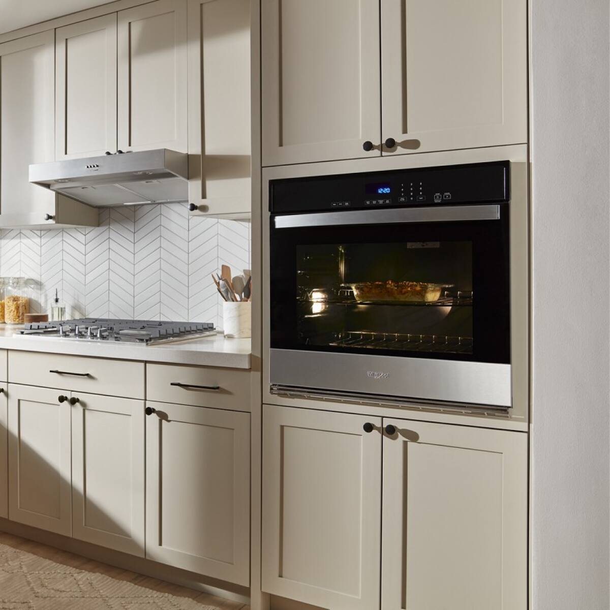 Alt View 8. Whirlpool - Whirlpool - 4.3 Cu. Ft. Single Self-Cleaning Wall Oven .- Stainless Steel - Stainless Steel.